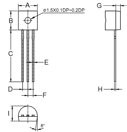 Switching AF Amplifier Transistor Taiwan Semiconductor BC337-16 B1G TO ...