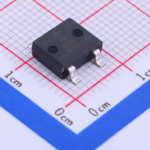 Surface mount bridge rectifier VISHAY DF08S-E3 77 miniature glass ...