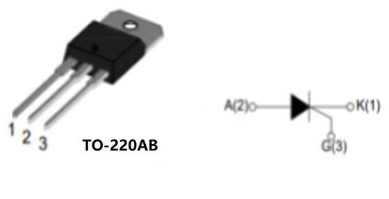 BT151-500R-LGE Silicon Controlled Rectifier SCR with Molded Plastic ...