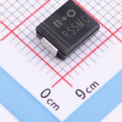 Fast switching rectifier R O RS5MC with UL 94V 0 molding compound and ...