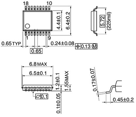Switch inductive loads with 8 channel DMOS transistor array TOSHIBA ...