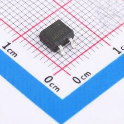 Single phase glass passivated bridge rectifier UMW MB6S 0.8A suitable ...